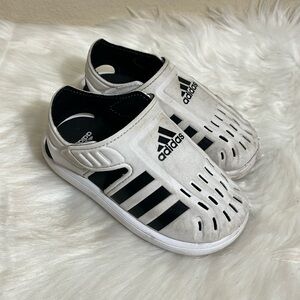 Adidas Black White Sandals